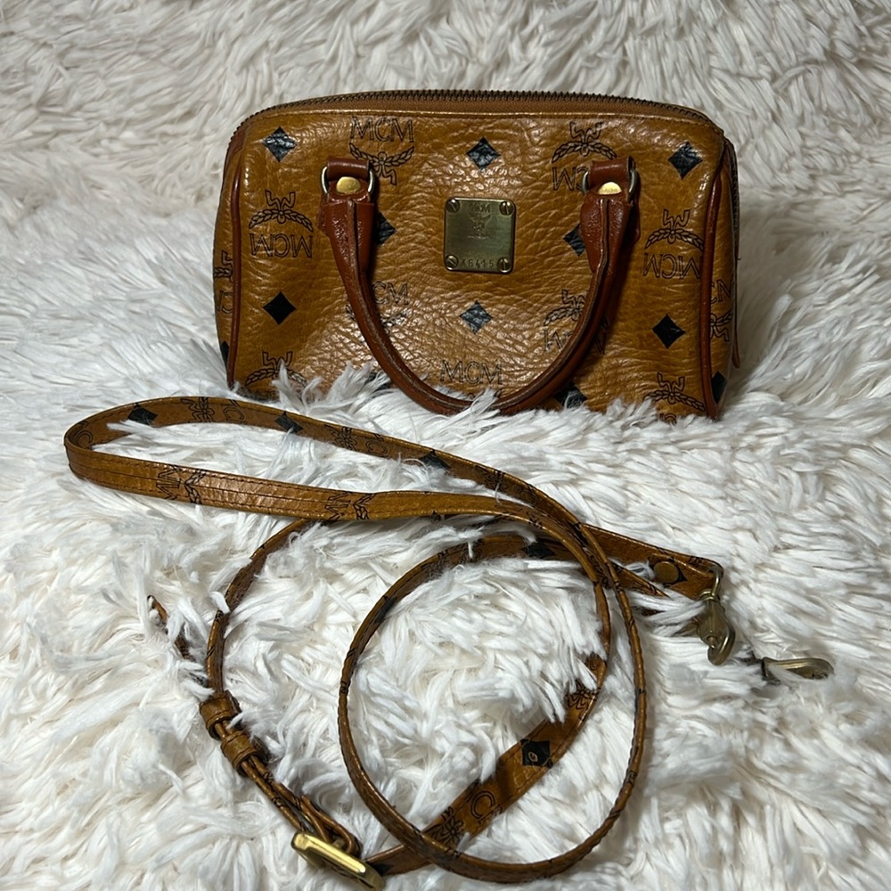 MCM Mini Boston Bag Handbag